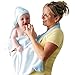 Clevamama Splash & Wrap Baby Bath Towel BLUE TWIN PACK
