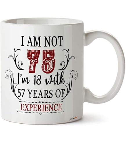 Buy 75th Birthday Gifts For Women, 75 and Fabulous Birthday Coffee Mug,  Turning 75 Year Old Gift Mug, 1949 Birthday Gifts For 75 Years Old Woman,  Grandma, Mom, Aunt, Sister, 75th Birthday