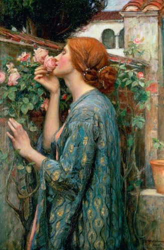 The Soul of the Rose Print by John William Waterhouse High Quality Wall Art Picture (24 x 37 cm)