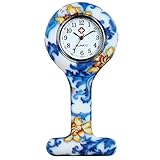 LANCARDO Krankenschwester Herren Damen Armbanduhr Analog mit Silikon Armband