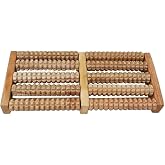 10 D&ouml;ner Merdaneli Ahşap Ayak Masaj Aleti 13x26cm