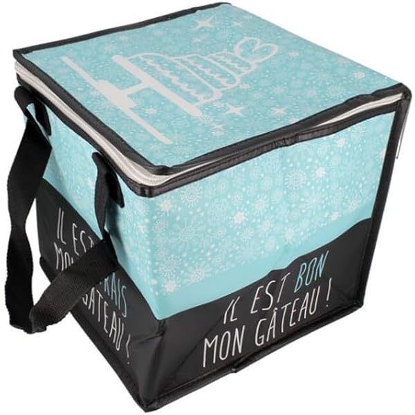 Sac Isotherme 35x35x30cm Avec Séparateur | Sac Livraison Repas Chaud/Froid | Pour Restaurants Et Picnics