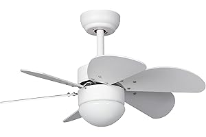 TECHBREY LED-Deckenventilator Orion Weiss 81cm DC-Motor Weiß165º