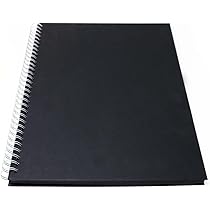 Artway Studio A4 Mixed Media Sketchbook - 240gsm Spiral Bound Landscape Hardback