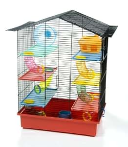 Photo inspiration: Picture Idea: Pet Product Distribution Wire Hamster Cage With House Wheel 3