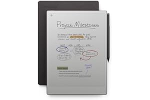 reMarkable Pacchetto Avanzato Paper Pro | Tablet a Inchiostro Elettronico - Display a Colori 11,8" + Pennino Marker Plus con Gomma Integrata + Custodia Book Folio Polimero Grigio