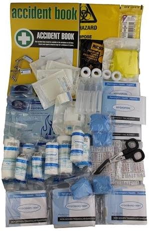 Premium BS-8599-1 BSi Compliant Workplace Home Office First Aid Refill Kit - Large