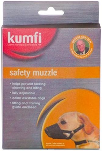 Kumfi Dog Safety Muzzle Size: XL - Extra Large humane and comfortable calmer