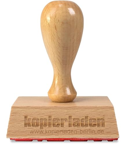 Tampon Encreur Personnalisé En Bois 100x70mm