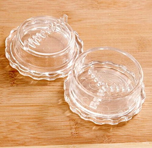 fulla2116 Knoblauch Ginger Manuelle Crusher Twist Küche Werkzeug (transparent) - 3