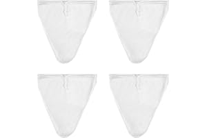 KSYWYDU Lot de 4 Pièces Sacs à Lait Végétal Réutilisables en Nylon Alimentaire 30x30 cm – Filtres fins Résistants Pour Lait de Noix Soja Avoine Jus Fruits Légumes Café Fromage – Sacs de Filtration avec Cordon