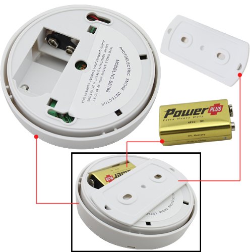 Hengda® Rauchmelder Feuermelder Kohlenmonoxid Alarm CE RoHS nach EN Batterie Gasmelder (10 Stück) - 4