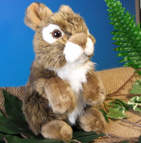Preisvergleich Produktbild Hase Kaninchen braun 9" Schmusetier Plueschtier Kuscheltier Bunny