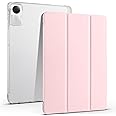 NESLIN Cover Compatible with Xiaomi Redmi Pad SE 11 inch 2023 Case, Slim Lightweight TPU Shockproof Bumper Cover with Clear Back Shell Protective for Redmi Pad SE 11" 2023 (Pink)