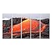 Produktbild Bild Bilder auf Leinwand glühende Lava, die neues Land in Hawaii Kilauea Vulkan Puu oo Entlüftung bildet Wandbild, Poster, Leinwandbild MXS
