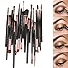 e2buyshop® Christmas 20pcs Coffee Pro Cosmetic Makeup Brushes Set - Eyeshadow Mascara Lip Brush