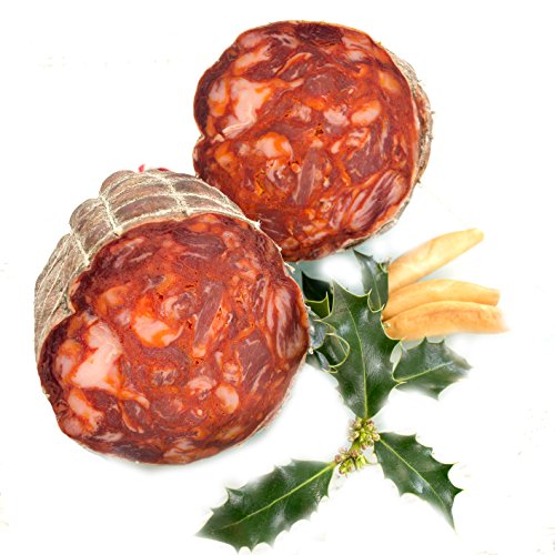 MORCÓN IBÉRICO DE Acorn. Artisan Elaboration with Carrion of iberico Acorn Pigs, Traditional Cure and Vacuum Packaging for Better Conservation. Thick chop. Approximate Weight 1-1,2 kg