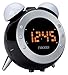 Produktbild NIKKEI NR280P Radiowecker mit Projektor  Radioclock  Zwei weckzeiten alarm  Wake up light, Schwarz