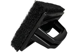 PINKFAIRY Grill Brush BBQ Cleaning Brush, Stainless Steel Wire Scrub Sponge, PP Heat Insulation Handle, Easier Cleaner Burners and Cooking Grates Racks