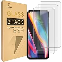Mr.Shield Screen Protector Compatible with Motorola Moto G 5G Plus/Moto One 5G [Pack of 3] Protective Glass Film 9H Hardness 