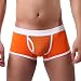 Produktbild Boxershorts, LMMVP Herren Sexy Unterwäsche Baumwolle Männer Unterhose Baumwolle Sportwäsche (M, Orange)