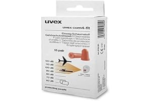 Uvex 2112131 Tappi Per Le Orecchie Com4-Fit Minibox, 15 Pai, Lime/Beige, M