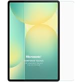 Microsonic Samsung Galaxy Tab S10 FE Plus Tempered Glass Cam Ekran Koruyucu [Galaxy Tab S10 FE Plus X620 ile Uyumlu Ekran Kor