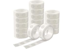 UPINS Doppelseitig Klebepunkte Transparent, 300 Stück Entfernbares Selbstklebend Ballon Klebepunkte 3 Rollen Luftballons Klebeband Kleber Punkte Aufkleber für Geburtstag Party Hochzeit