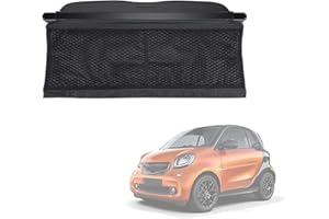 HEYCE Copri Bagagliaio Protezione Bagagliaio Estensibile per Smart 451 Fortwo 2009-2014 453 Fortwo 2015-2019 Tenda Divisorio Bagagliaio Cartello di Sicurezza Car Cargo Cover,Fortwo 453