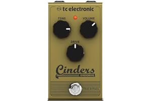 TC Electronic CINDERS OVERDRIVE Rörliknande overdrive med extremt responsiv och uttrycksfull känsla