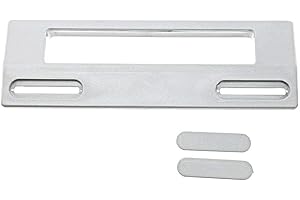 FIND A SPARE FindASpare - Manilla para puerta de frigorífico (90 mm a 170 mm), color gris y plateado
