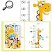 Wall Glamour Childrens Wall Stickers Giraffe Height Measuring Wall Decals Decor