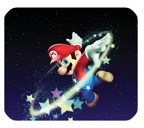 Preisvergleich Produktbild Super Mario Galaxy Mousepad, personalisiert, rechteckig