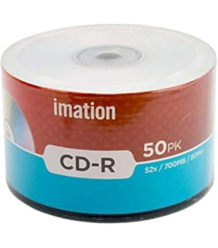 Imation 52x Certified CD-R 700MB 80 Min 100 Pack Spindle Imation