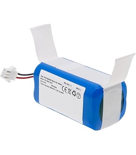 Batterie 12.8V 1800mAh Pour Aspirateur Robot Lefant M210S - Lithium, Légère, Plug And Play, Autonomie Prolongée - 2