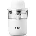 MIUI Electric Citrus Juicer Squeezer, 850 Watts, with Two Cones for Orange, Lemon, Lime, and Grapefruit Juice, Anti-drip Spout, 600ml, Ultra Quiet Motor, BPA Free