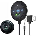 TINYOUTH USB FM Transmitter, Bluetooth FM Receiver Car Audio Transmitter with AUX/FM Channels 87.5/95.0/108.0, Memory Function, Magnetic LED Display, Hands-free Call