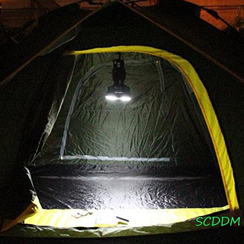 Camping LED Laterne Taschenlampen, 2in1 Fan Lampe Portable LED Camping Laterne mit Deckenventilator 18 LED Taschenlampe Deckenventilator für Outdoor Wandern, Camping, Angeln Ausfälle und Notfälle Zelt - 7