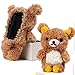 Produktbild Aurora® iPhone 5 Fall, Stilvolle Cute 3D Teddy Bär Puppe Spielzeug Plüsch Schutzhülle für Apple iPhone 5 iPhone 5S iPhone 5 C Braun Braun