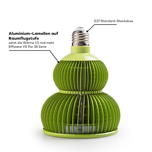 Pflanzenlampe TaoTronics LED Pflanzenlampen 36W E27 vollspektrum Wachstum Tageslicht Pflanzenleuchte für Garten Gewächshaus Zimmerpflanzen Blüte Blume Gemüsse - 6