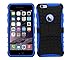 Price comparison product image C63® Apple iPhone 6 [4.7 inch] Heavy Duty Shockproof Case. Hard Back Protective Blue Case Cover