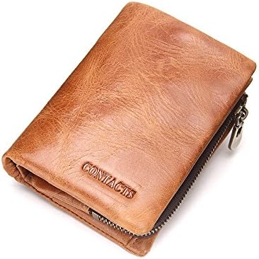 Wallet 2 Shutters Zip Leather Wallet Vintage Fashion Rigid Western Original