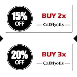 CalMyotis® Leuchtaufkleber, Reflektoren Set, 18 Stück für Kinderwagen Fahrrad Helm und mehr 2 Set (White) - 7