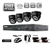 Produktbild Liview® CCTV Überwachungskamera System Video Überwachungsset 4CH 960H HDMI DVR mit 4x700TVL Höhe Auflösung Tag/Nacht Wetterfeste IR-Cut eingebaut Sicherheit Kameras