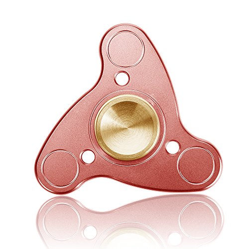 PlayMaty Hand Spinner Top Toy Brass Titanium Copper Material Ultra Durable High Speed Fidget Toy for Killing Time (Circle) PlayMaty Hand Spinner Top Toy Brass Titanium Copper Material Ultra Durable High Speed Fidget Toy for Killing Time (Circle)