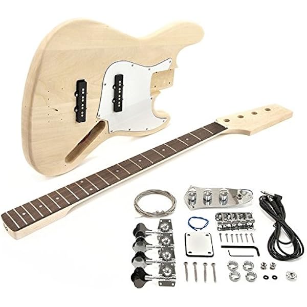 La J Electric Bass Guitar Diy Kit Amazon Co Uk Musical Instruments Dj