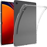 Elfia Samsung Galaxy Tab S10 Lite SM-X400 ile Uyumlu Kılıf Şeffaf Silikon Darbe ve Kamera Lens Korumalı Anti-Shock İnce Table
