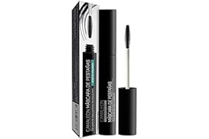 Camaleon cosmetics - Máscara de Pestañas - Efecto Volumen - Aceite de Ricino, Pantenol y Rosa Mosqueta - Colorante 100% natural - Color Negro - Vegano - 1 Unidad