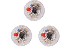 ATIN 3x Ghost Hunting Touch Activated Flashing Balls,Ghost Hunting Motion Light Up Cat Dog Balls,Paranormal Equipment Pet Balls Toy