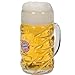 Produktbild FC Bayern München Glas / Bierglas / Bierhumpen / Bierseidel / Bierkrug / Halbe-Maßkrug FCB plus gratis Aufkleber forever München